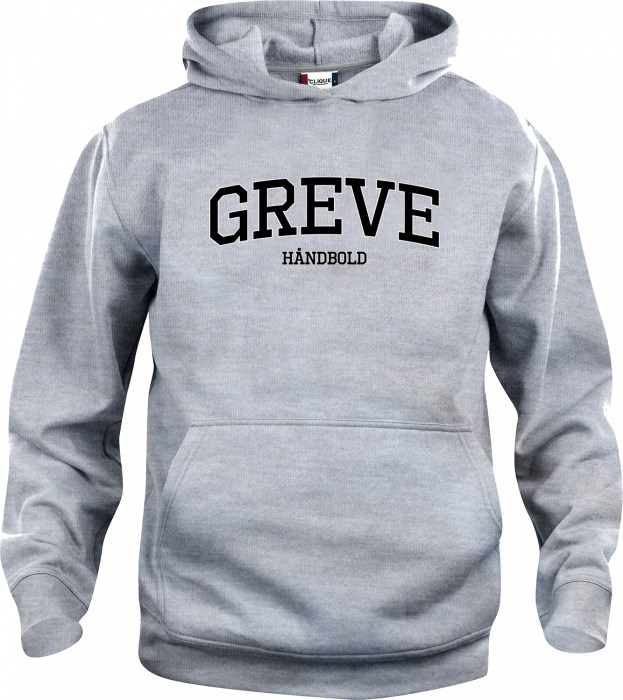 Clique - Greve Hb Cotton Hoodie Kids - Grey