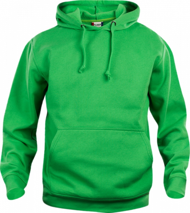 Clique - Basic Cotton Hoodie - Verde manzana