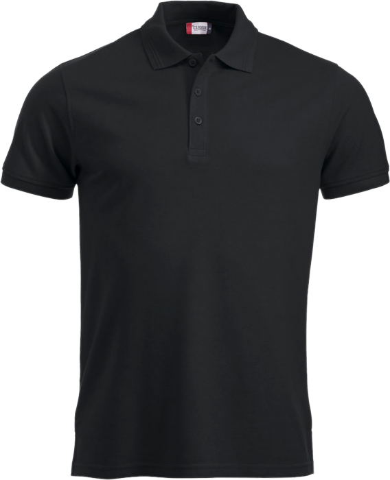 Clique - Manhatten Polo Tee Men - Noir