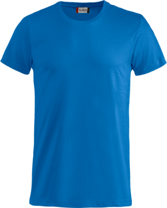 Clique - Basic Cotton T-Shirt - Koninklijk blauw