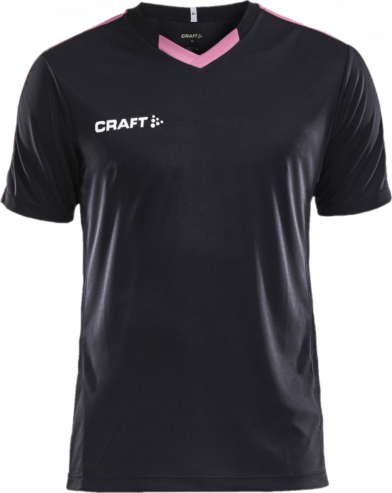 Craft - Progress Contrast Jersey Junior - Preto & cerise