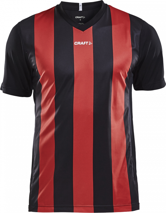 Craft - Progress Jersey Stripe Men - Black & red