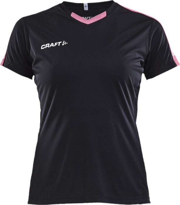 Craft - Progress Contrast Jersey Women - Czarny & cerise