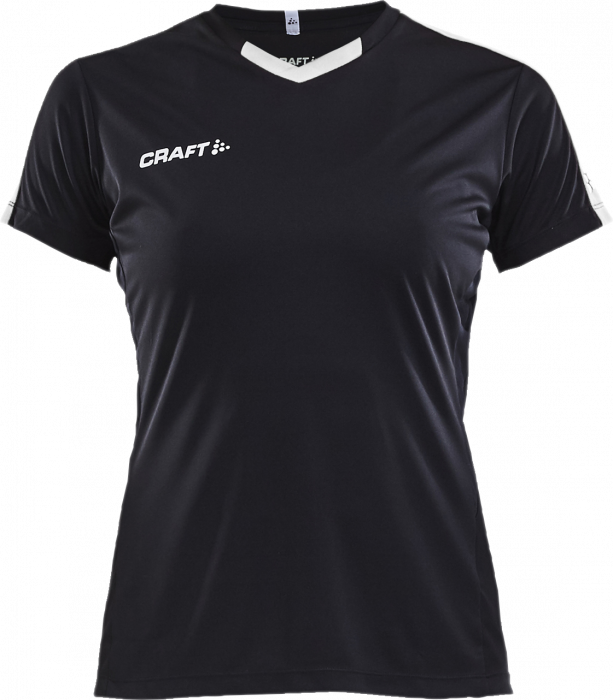 Craft - Progress Contrast Jersey Women - Negro & blanco