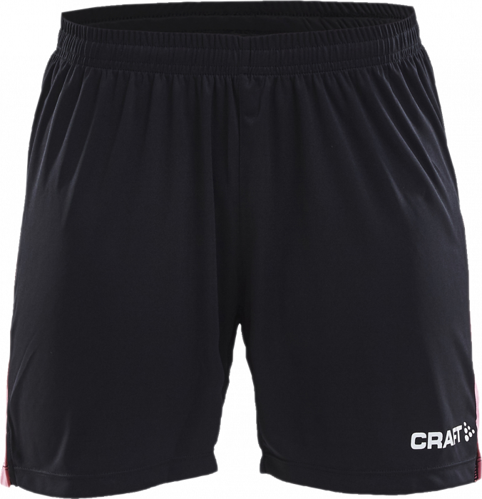 Craft - Progress Contrast Shorts Dame - Sort & lyserød