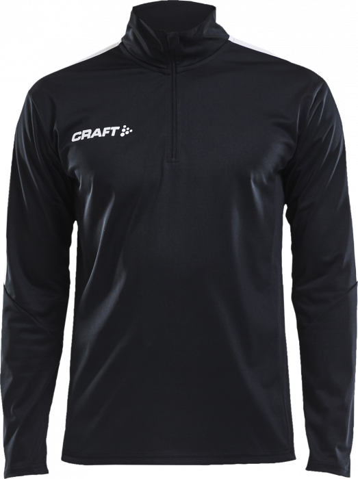 Craft - Progress Halfzip Men - Black & white