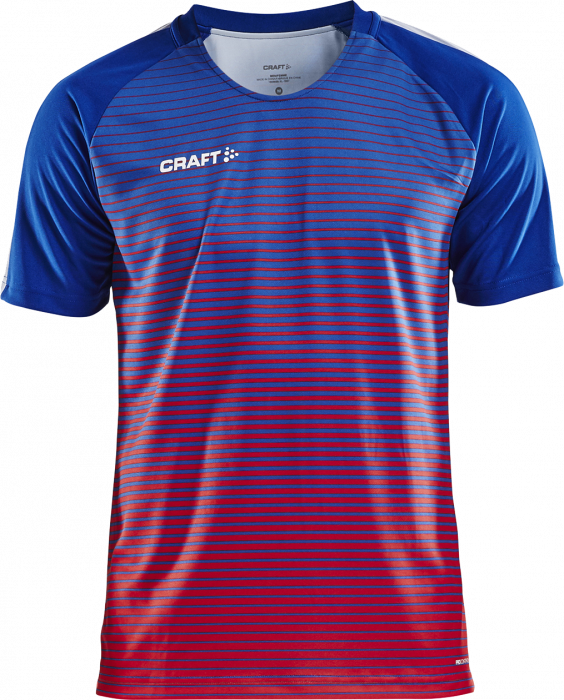 Craft - Pro Control Stripe Jersey Kids - Azul & vermelho