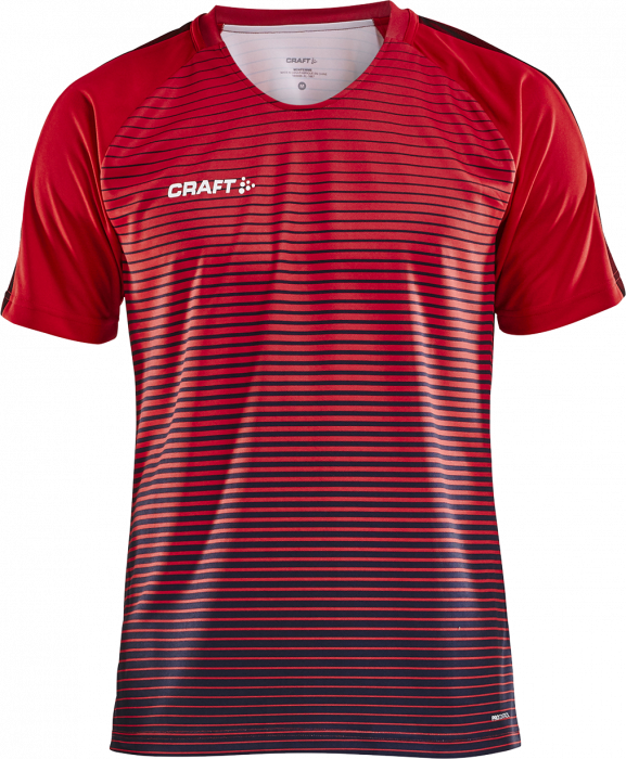 Craft - Pro Control Stripe Jersey Kids - Rojo & dark red