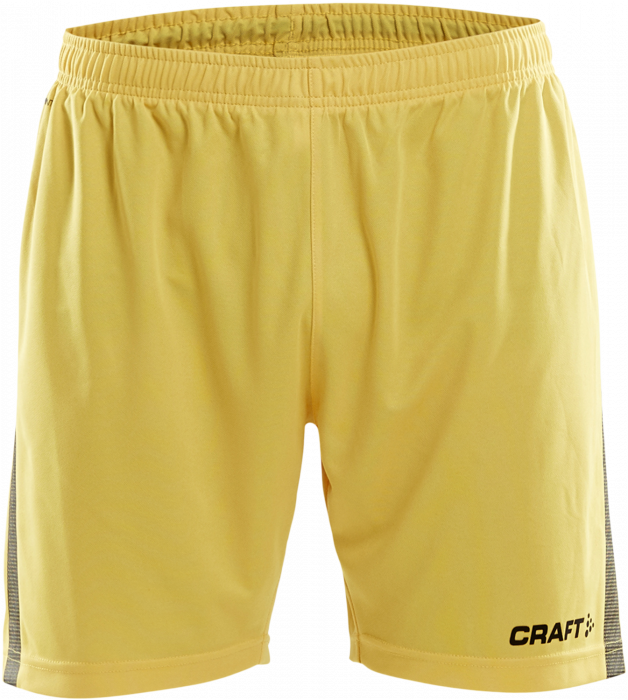 Craft - Pro Control Shorts Youth - Żółty & czarny