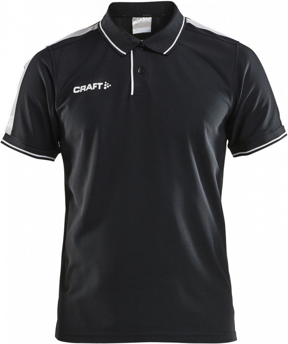 Craft - Pro Control Poloshirt Youth - Preto & branco