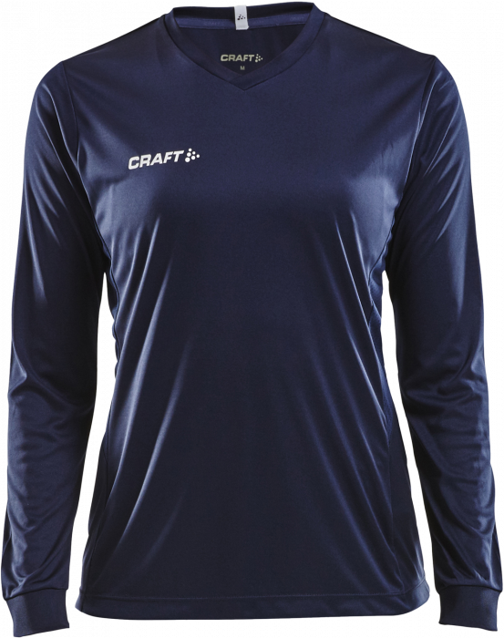 Craft - Squad Go Jersey Solid Ls Woman - Azul-marinho