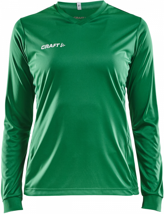 Craft - Squad Go Jersey Solid Ls Woman - Grön