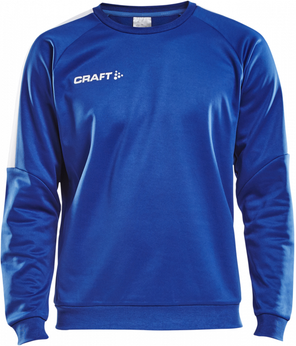 Craft - Progress R-Neck Sweather Youth - Azul & blanco