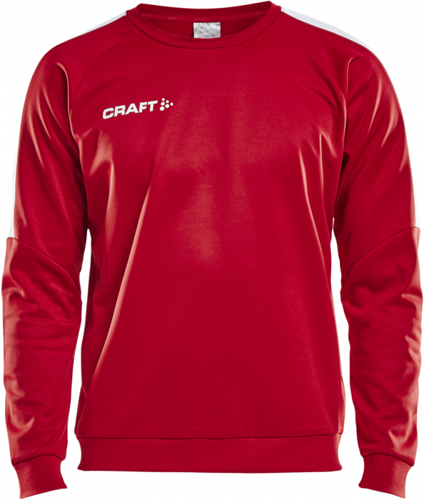 Craft - Progress R-Neck Sweather - Rood & wit