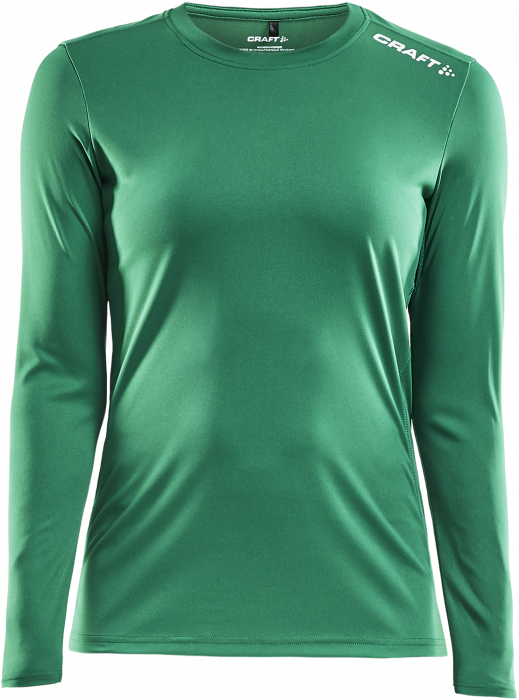 Craft - Rush Ls Tee Women - Verde & branco