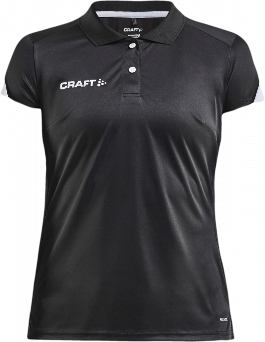 Craft - Pro Control Impact Polo Dame - Negro & blanco