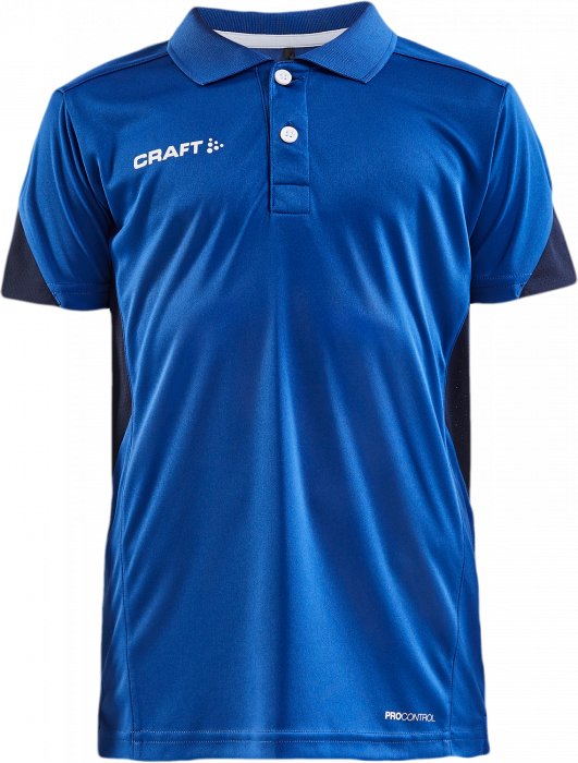 Craft - Pro Control Impact Polo Junior - Cobalt & azul marino