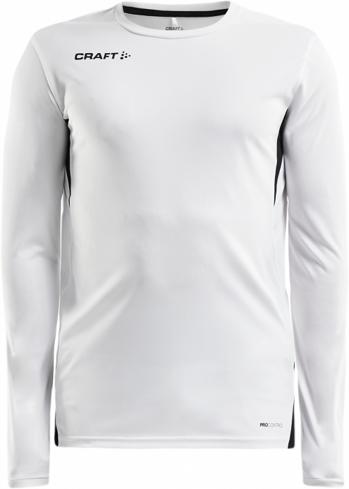 Craft - Pro Control Impact Longsleeve Jersey - Biały & czarny