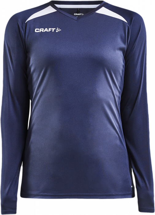 Craft - Pro Control Impact Longsleeve Women - Marinblå & vit