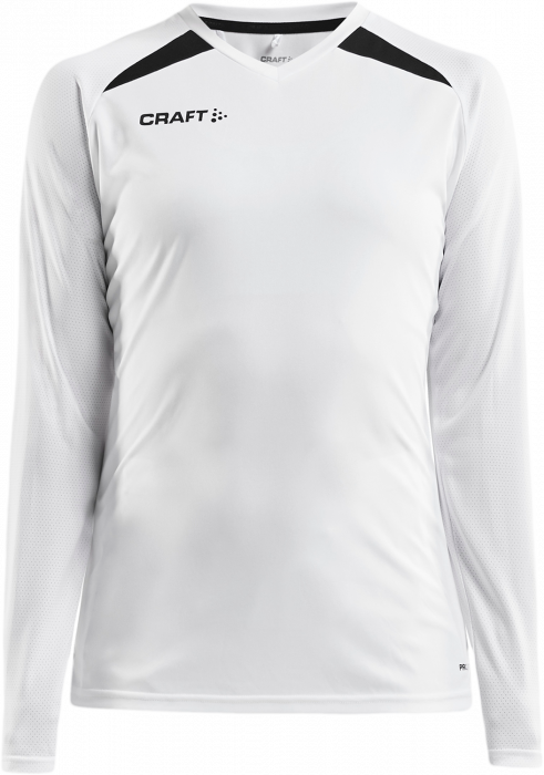 Craft - Pro Control Impact Longsleeve Women - Blanco & negro