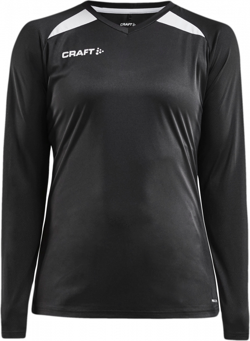 Craft - Pro Control Impact Longsleeve Women - Svart & vit