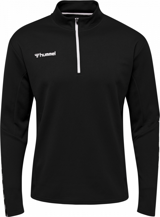 Hummel - Authentic Half-Zip Sweatshirt - Black & white