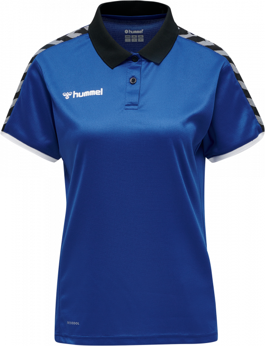 Hummel - Authentic Woman Functional Polo - True Blue & czarny