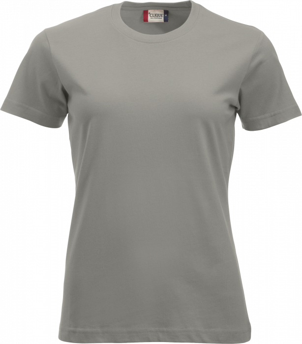 Clique - Classic Cotton Tee Women - Plateado