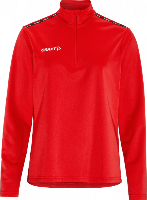 Craft - Squad Go Half Zip Training Top Women - Rojo