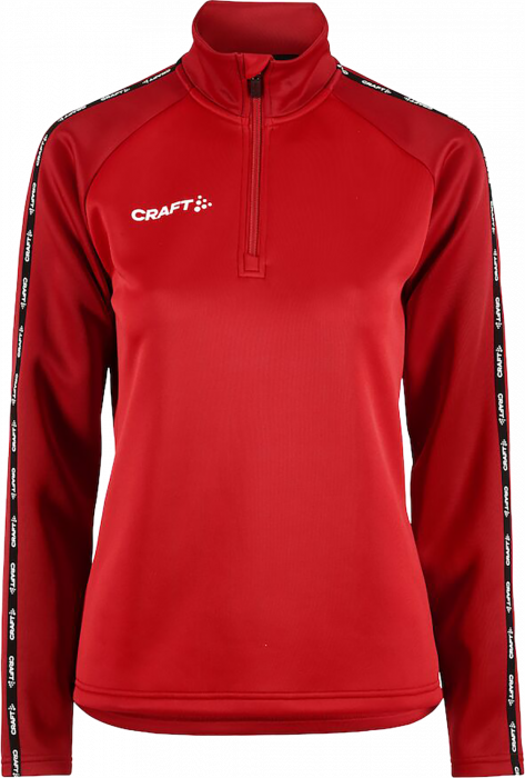 Craft - Squad 2.0 Half Zip Women - Bright Red & express