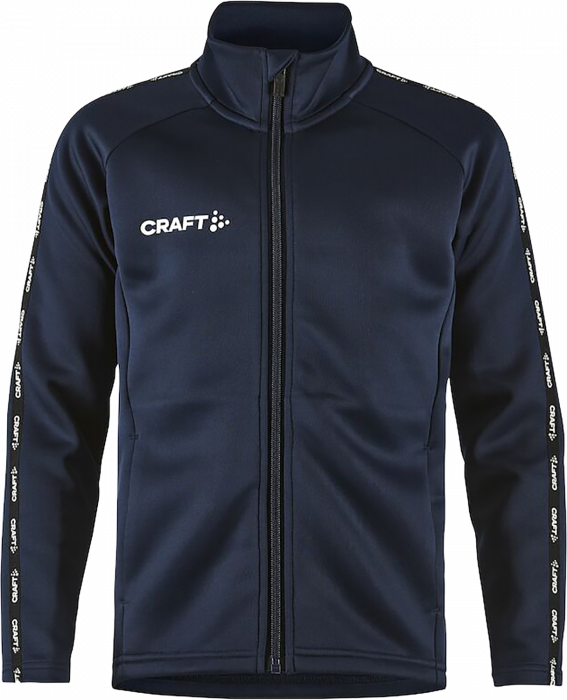 Craft - Squad 2.0 Full Zip Jr - Granatowy