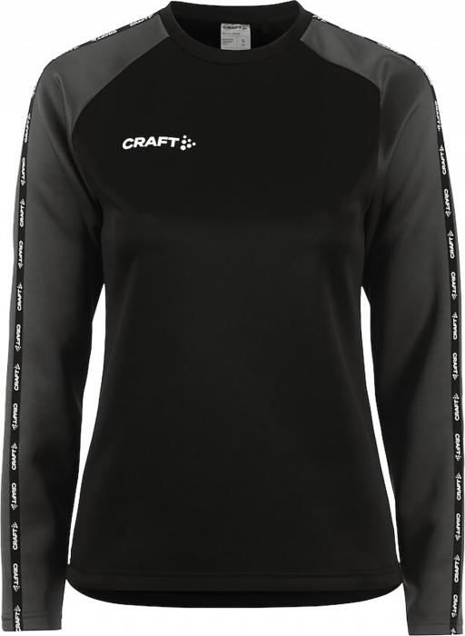 Craft - Squad 2.0 Crewneck Women - Zwart & grante