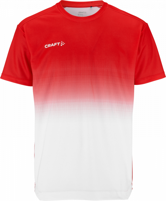 Craft - Evolve 2.0 Structured Graphic Jersey - Bright Red & bianco