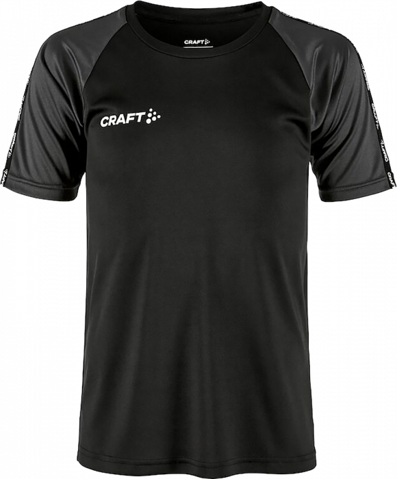 Craft - Squad 2.0 Contrast Jersey Jr - Black & grante