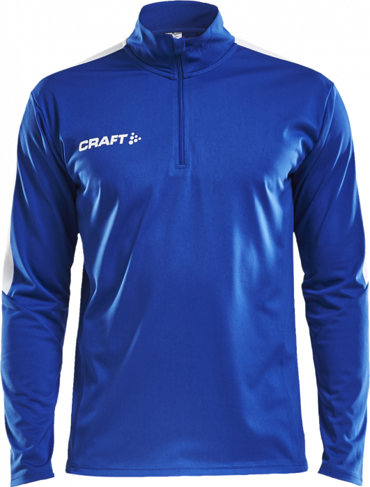 Craft - Progress Halfzip Junior - Niebieski & biały