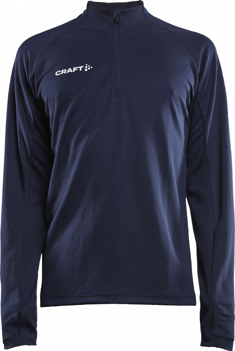 Craft - Evolve Shirt With Half Zip - Blu navy