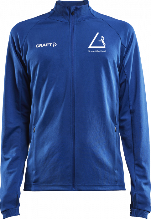 Craft - Greve Shirt W. Zip Men - Niebieski