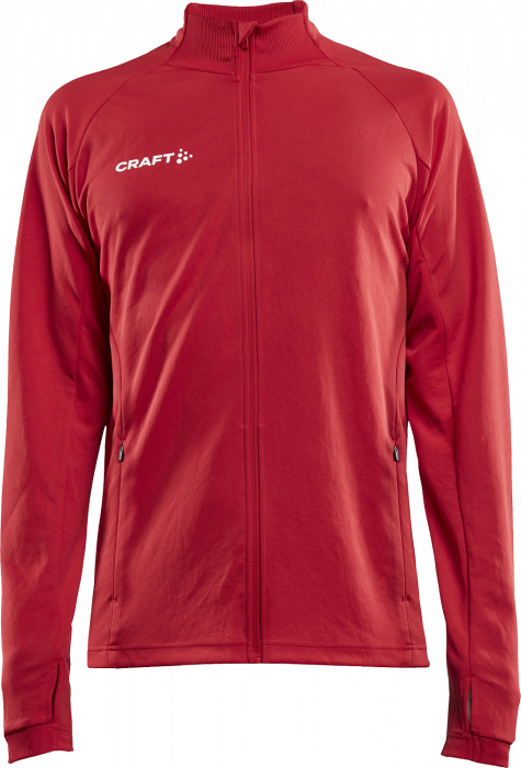 Craft - Evolve Shirt W. Zip - Red