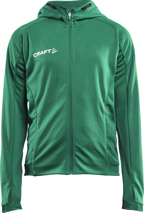 Craft - Evolve Jacket With Hood Junior - Grön