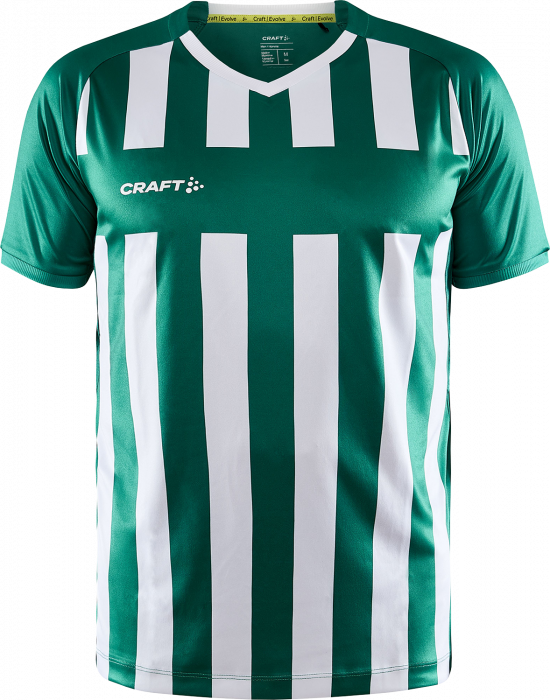 Craft - Progress 2.0 Stripe Jersey Junior - Verde & branco