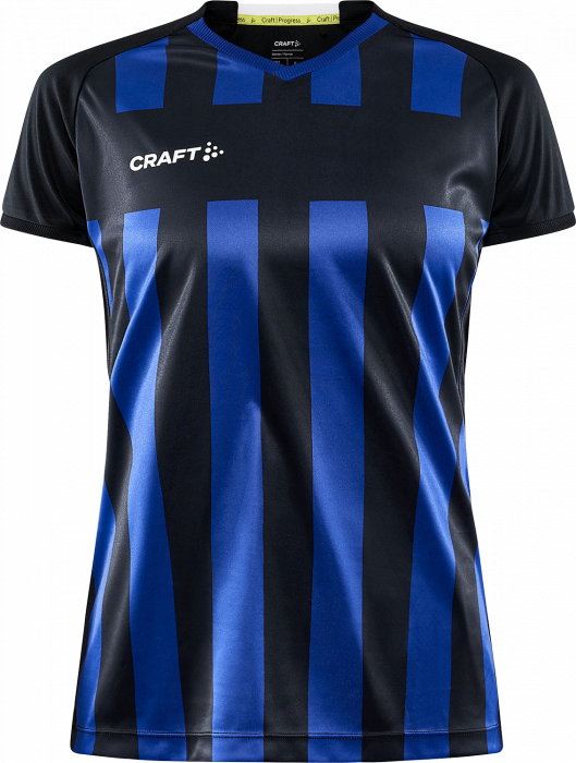 Craft - Progress 2.0 Stripe Jersey Woman - Negro & azul