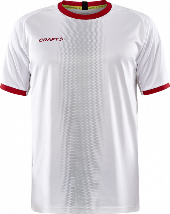 Craft - Progress 2.0 Graphic Jersey Men - Branco & vermelho