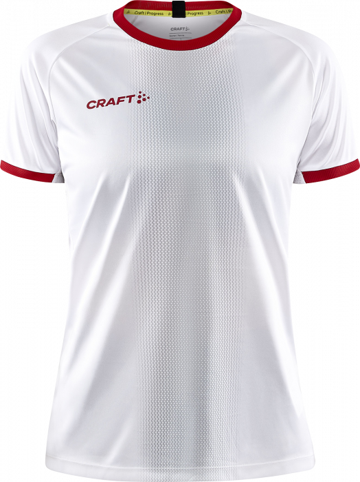 Craft - Progress 2.0 Graphic Jersey Women - Blanc & rouge