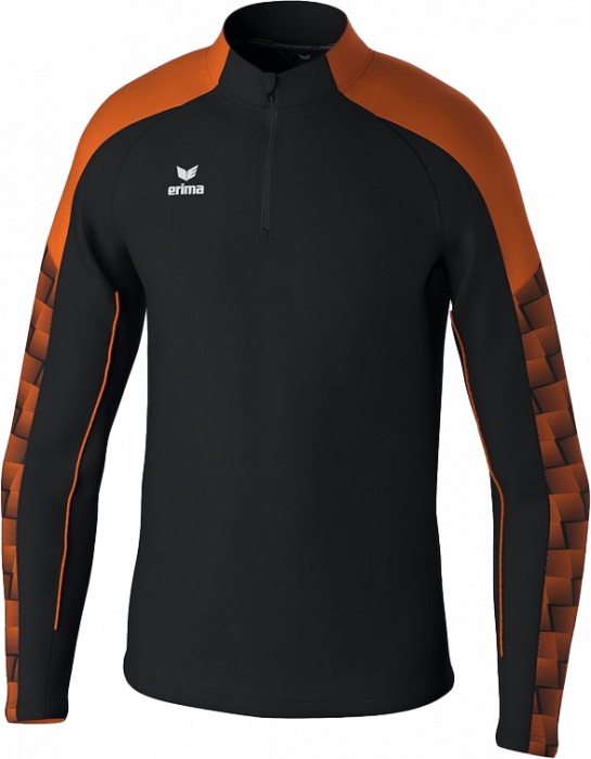 Erima - Evo Star Training Top Half Zip - Zwart & orange