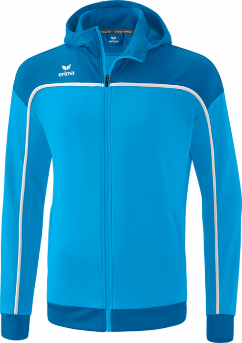 Erima - Change Training Jacket With Hood - Curacao & mykonos