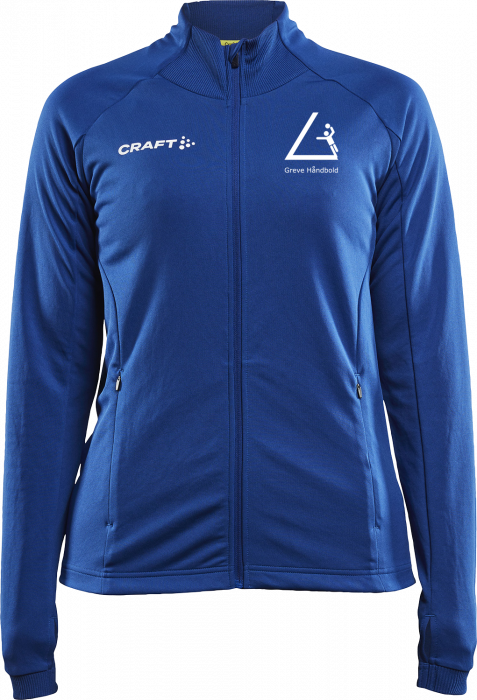 Craft - Greve Shirt W. Zip Woman - Blauw
