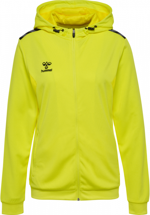 Hummel - Authentic Zip Hoodie Women - Blazing Yellow