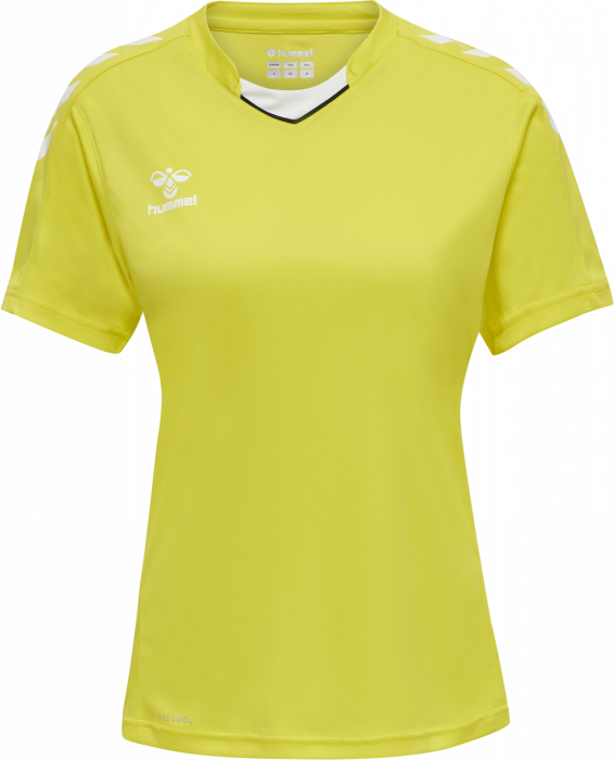 Hummel - Core Xk Poly Jersey Women - Blazing Yellow & branco