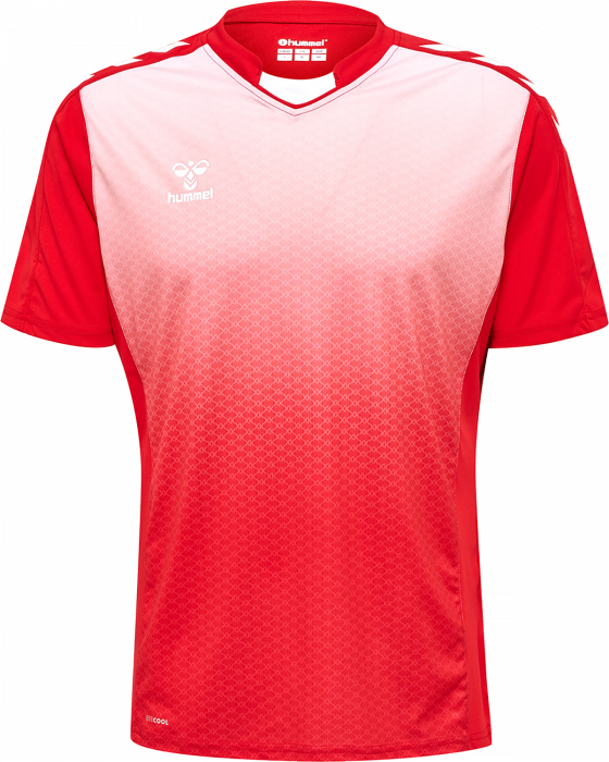 Hummel - Core Xk Sublimation Jersey - True Red & bianco