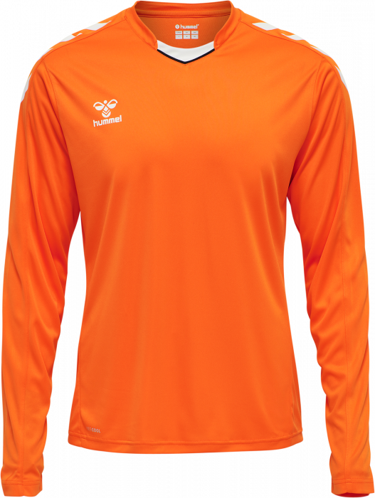 Hummel - Core Xk Poly Jersey Long - Orange & wit